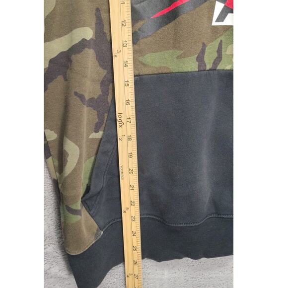 Nike Air Jordan Mens Pullover Sweater Camo Size Small Draw Stings Hoodie - Picture 4 of 9